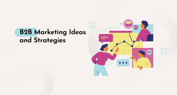 B2B marketing strategy illustration